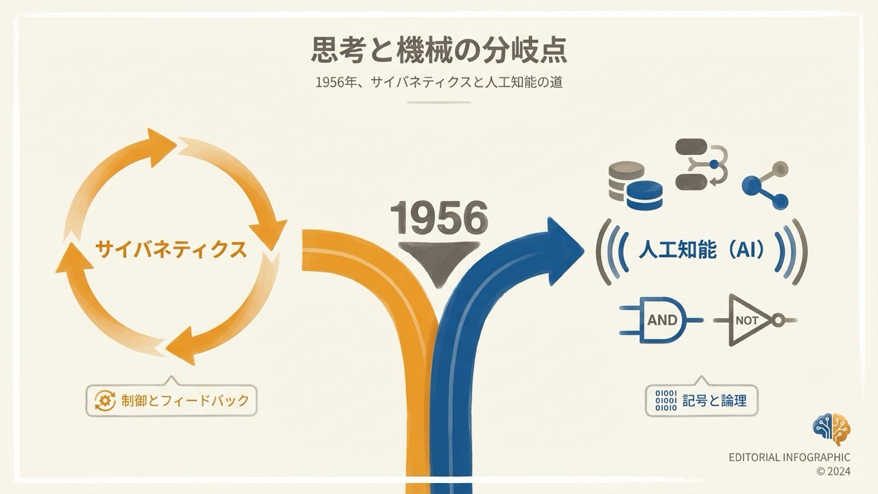 サイバネティクスとAIの分岐