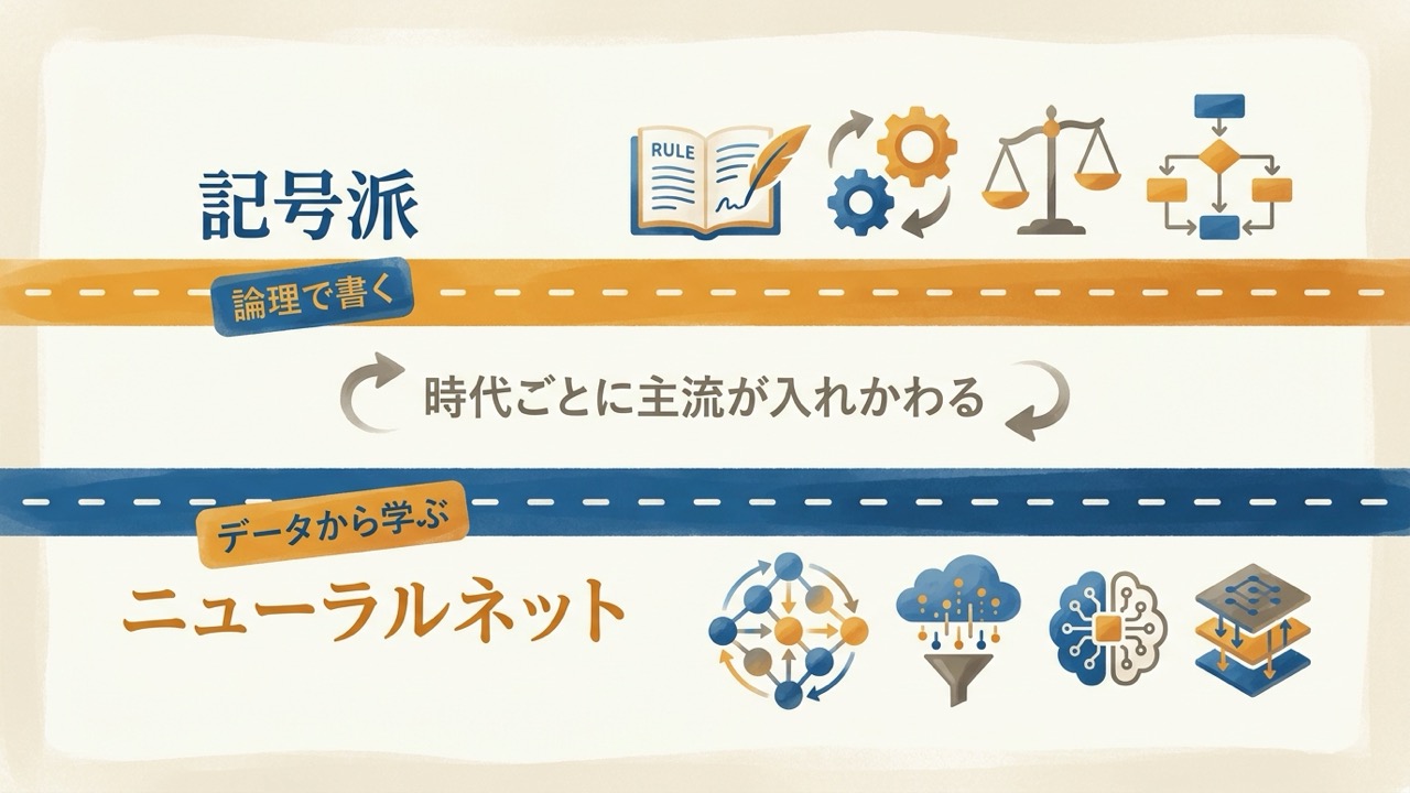 記号派とニューラルネットの二つの道