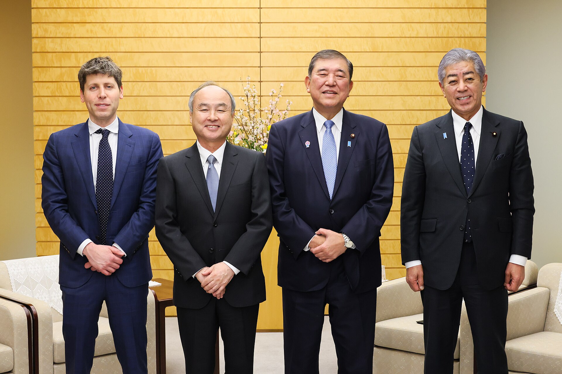 2025年2月、孫正義氏とサム・アルトマン氏