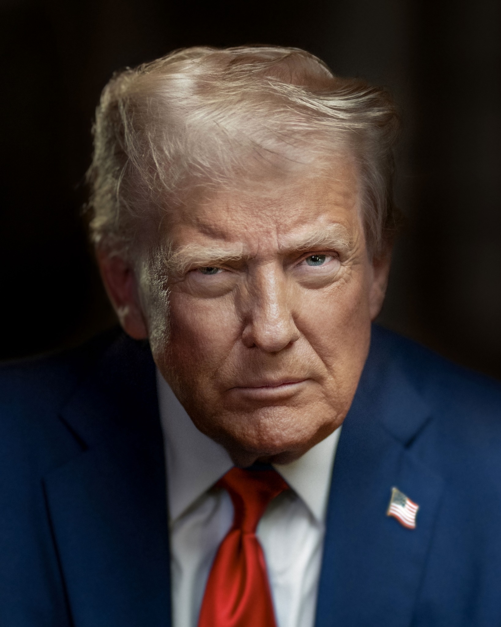 ドナルド・トランプ米大統領の公式ポートレート