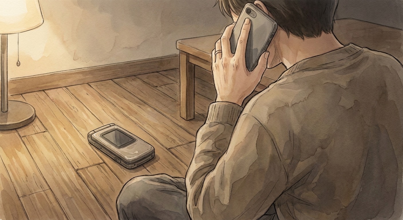 N君に電話をかける。傍らには電源の入った父の携帯